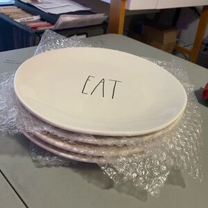 Rae Dunn EAT Dinner Plates